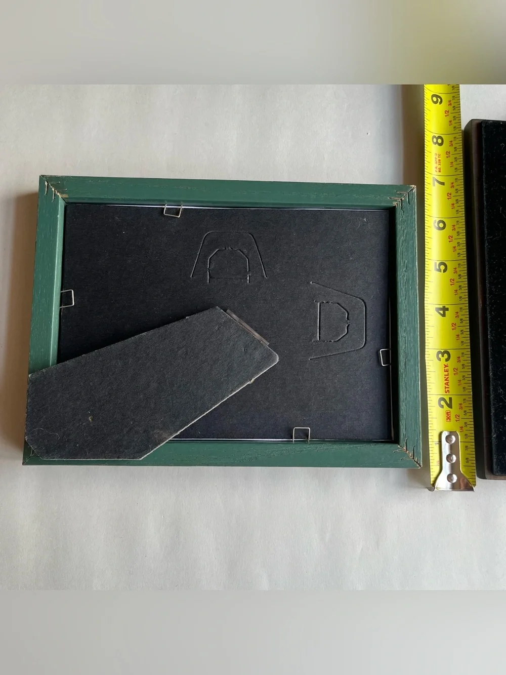 Resin & Wood Picture Photo Frames w/ Fine Art Prints-Set of 2